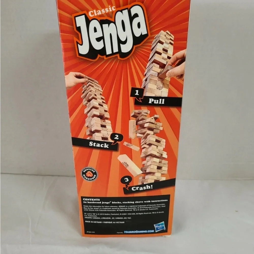 ❤️🆕 HASBRO Classic Jenga Game NIB SEALED